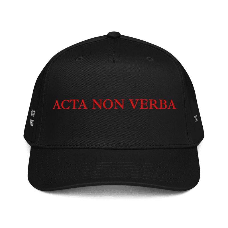 ACTA NON VERBA BLACK SBH CAP