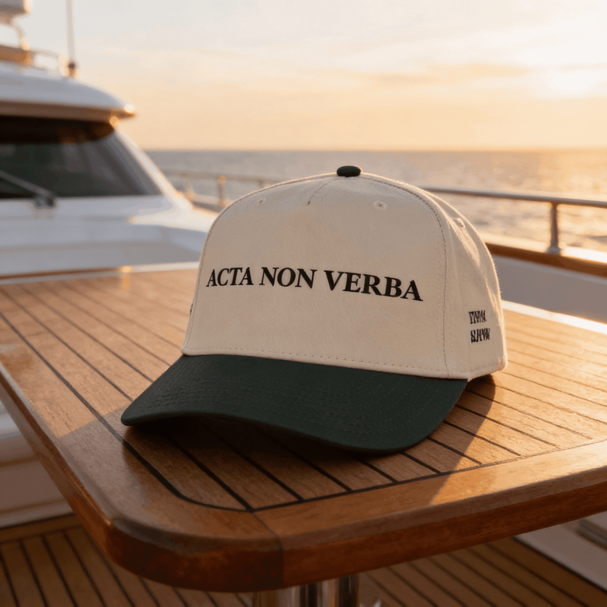 Acta Non Verba Green cap — product shot
