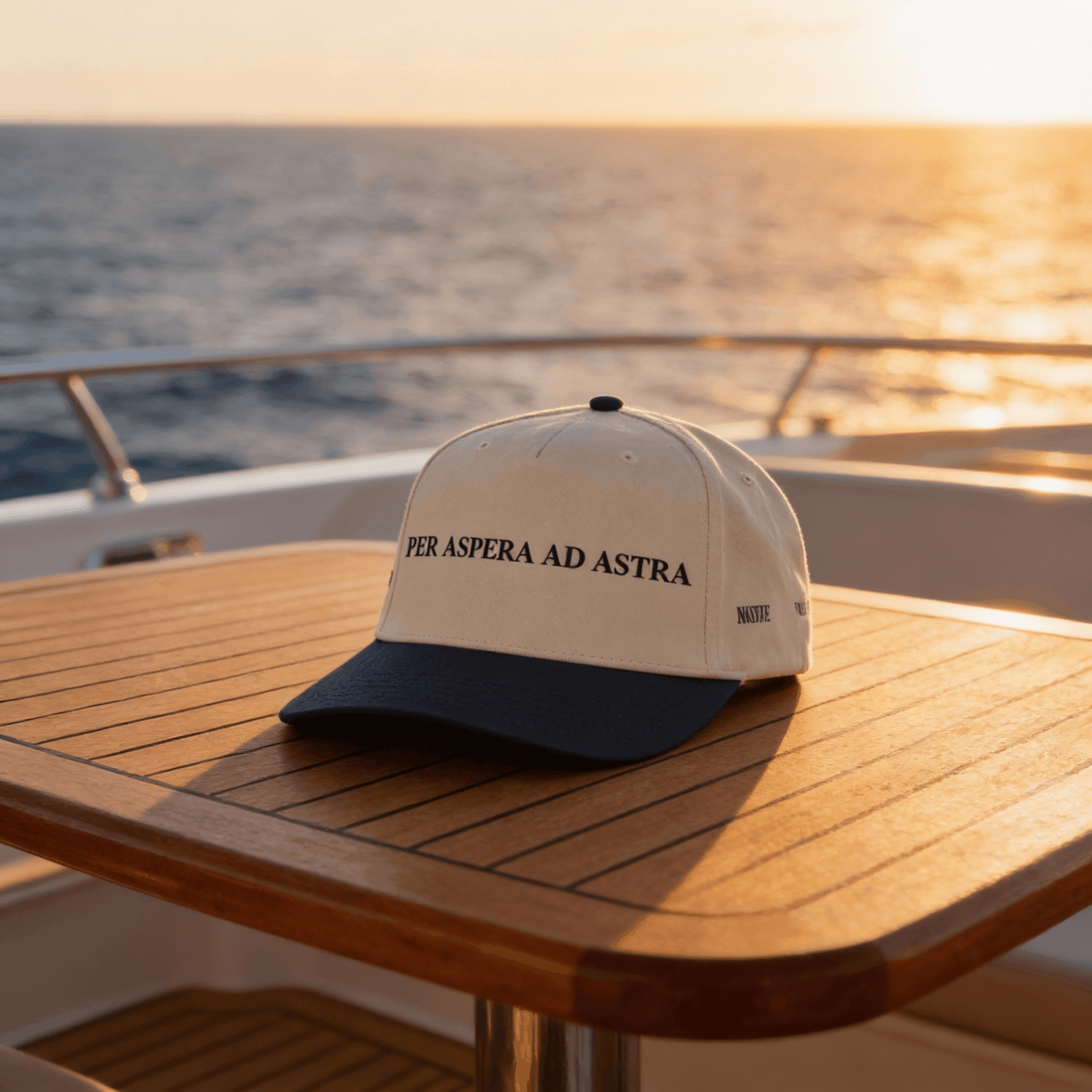 Per Aspera Ad Astra cap — worn